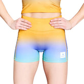 Saysky WMNS Drip Dye Combat+ Short Tights 4", Purple